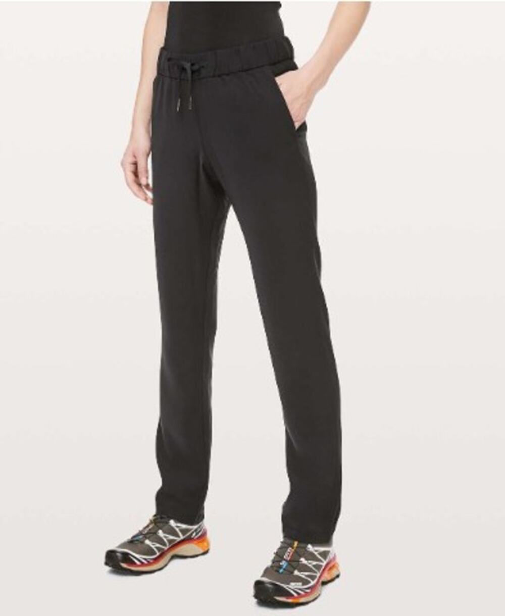 Lululemon On The Fly Pant Woven Full Length 31" Black 6